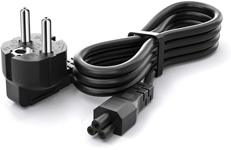 Laptop Netzteil Kabel 3 Polig (1 Stück 3m), CYD 250V 10A Notebook Netzteil Kabel Kompatible mit Philips LG HP Samsung Monitor Stromkabel TV netzkabel Samsung LG Stecker