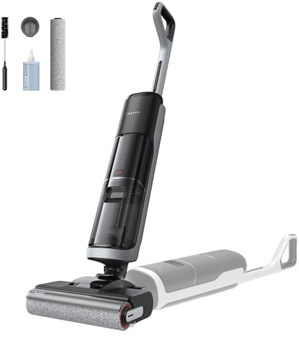 dreame H14 Cordless Vacuum Mop, 180° Lie-Flat Wet Dry Vacuum cleaner, 140°F Brush Washing, Fast Hot Air Drying in 5Mins, Smart Hard Floor Cleaner Machine with Powerful Suction, Great for Sticky Messes