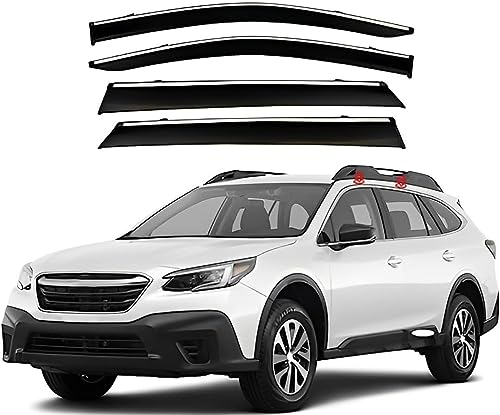 YoQIK 4 Stück Auto Fenster Windabweiser für Subaru Outback 2020 2021 2022 2023,Dach Seitenfenster Winddeflektoren Windabweisern Abweiser Visier Regenabweiser Regenschutz Zubehör