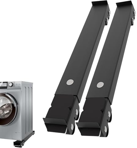 Appliance Rolleres - Adjustable Base Mover, Washing Machine doly | Appliance Sliders With Rubber Pulley Straps, Iron Stablee Base Refrigerator Roller For Fridge, Refrigerator Washing Machine