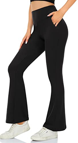 Pantalon de Yoga pour Femme - Pantalon évasé - Pantalon de Sport Bootcut - Pantalon de Jogging - Pantalon de Fitness - Pantalon de Jazz