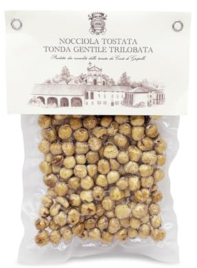 Conti di Gropello - Nocciola Tonda Trilobata Gentile del Piemonte - Frutta Secca Selezionata e Tostata Fonte di Fibre, Vitamine ed Antiossidanti - Sacchetto Sottovuoto Salvafreschezza 500 g