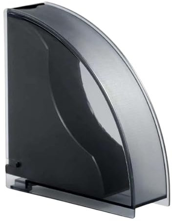 Kaffeefilterhalter, staubdichter Acryl-Mokka-Display-Aufbewahrung, Papierfilterspender, fächerförmiger Braufilterhalter, 14,3 x 15,3 x 7,4 cm