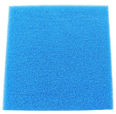 gws Filterschaum Blau 10PPI 50 cm x 50 cm x 2 cm zuschneidbar für Teich und Aquarium zur groben Vorfilterung
