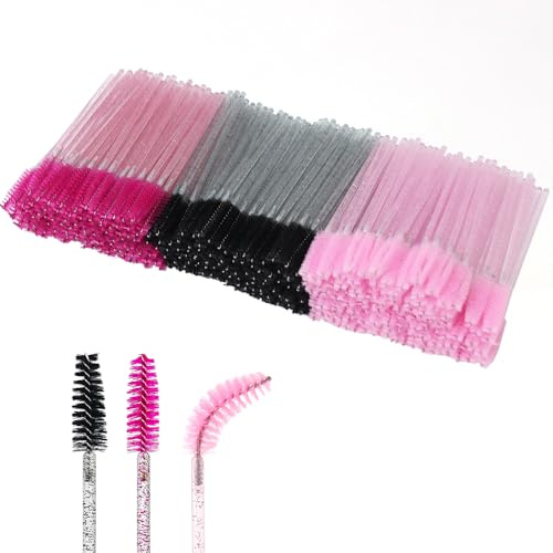 ANNAFRIS 300pcs Pennello per Ciglia, Scovolino Sopracciglia, Spazzola per Extension Ciglia