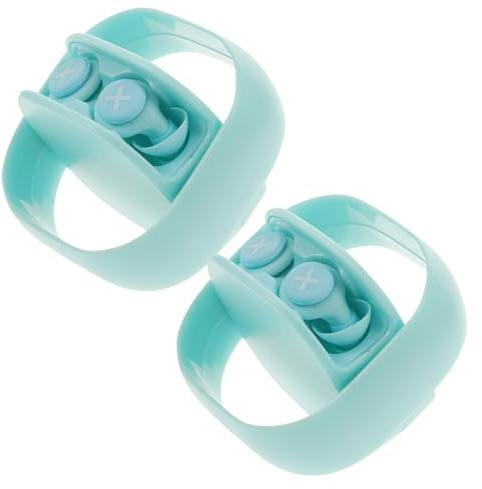 HAMPPLIES 2 Juegos de Tapones Oídos de Silicona Diseño Ergonómico y Tacto Delicado Protección contra Ruido de Fondo para Estudiar y Viajar