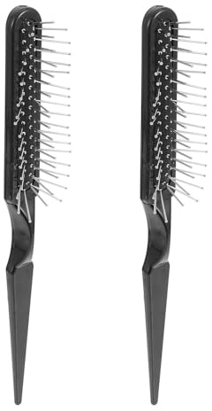 PRETYZOOM 2pezzi Spazzole Per Chioma Pettine Coda Di Topo in Acciaio Per Tintura e Cotonatura Spazzola Districante Professionale Per Parrucchieri
