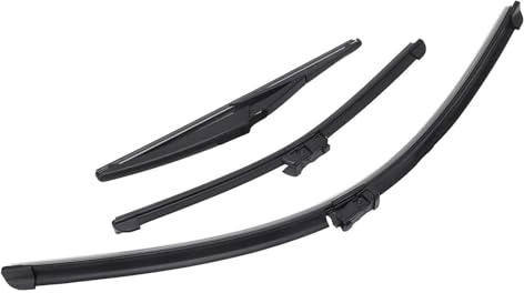 Window Wiper Blade Set Automotive For Fiat 500 500C 500L 2009 To 2023 Front Rear Windscreen Wiper Blades Soft Rubber Windshield Rain Brushes