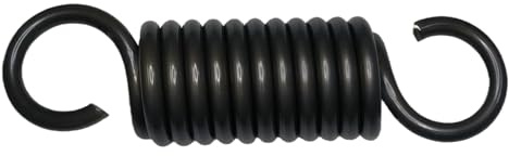 1Stück Zugfeder, 6mm Drahtdurchmesser 45mm Außendurchmesser 150mm freie Länge, Federstahl-Doppelhaken-Zugfeder