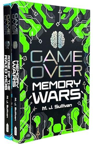 Game Over Series By MJ Sullivan 2 Books Collection Set (Rise of the Raid Mob & Memory Wars)