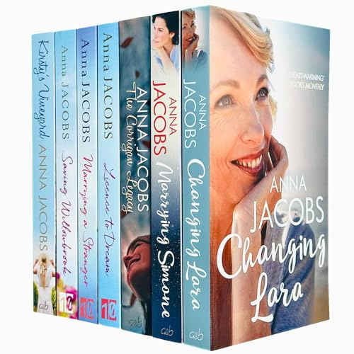 Anna Jacobs Collection 11 Books Set (Changing Lara, Finding Cassie, A Daughter's Journey, An Independent Woman, Cherry Tree Lane, Yew Tree Gardens, Elm Tree Road,Moving On,Change Of Season and More)