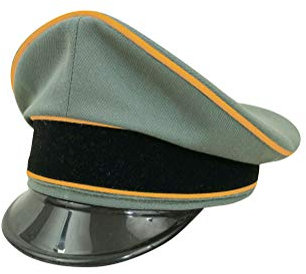 Militaryharbor WW2 German Waffen Elite Cavalry/Recon officer Gabardine Visor cap-59