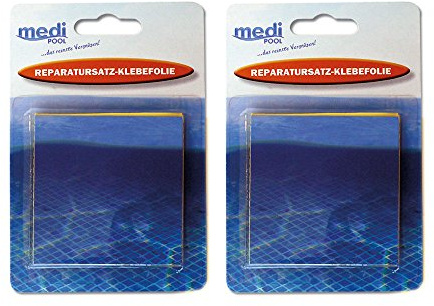 Medipool 2 x Reparatursatz Klebefolie Abziehfolie Folienflicken Flickzeug