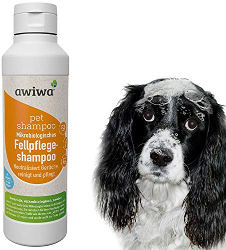 awiwa® Hundeshampoo& Katzenshampoo für langes Fell und Kurzhaar - 100% Bio