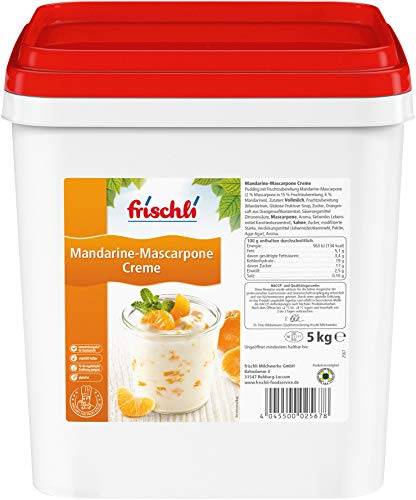 Frischli Mandarine-Mascarpone Creme ein einzigartiges Dessert-Highlight 5000g