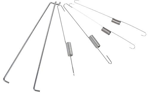 Fdit 2 Sätze Metalldrosselrückstellfeder Drehzahlregler Hochstabile Verbindungsstange für GX140 GX160 GX200 5,5 PS 6,5 PS Motoren