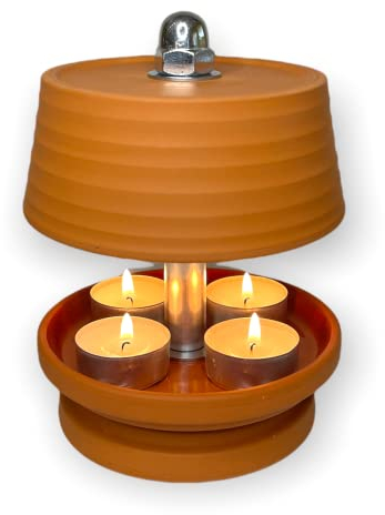 HP-TLO Flache Glocke S 17/13 4er Elegantes WELLENMUSTER Teelichter Teelichtlampe Notheizung, HORNET-PRODUCTS Die Teelichtofen - Manufaktur - IN 2022 ÜBER 18000 Produkte VERKAUFT