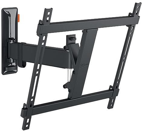 Vogel's Comfort TVM 3425 Schwenkbare TV-Wandhalterung für 32-65 Zoll Fernseher, Max. 25 kg, Schwenkbar bis zu 120°, Full-Motion TV Halterung max. VESA 400x400, Universelle Kompatibilität