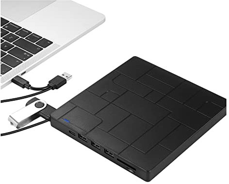 Graveur de DVD Type-c Lecteur Optique Mobile USB3.0 Carte multiport Lecteur Optique Externe à Double Interface