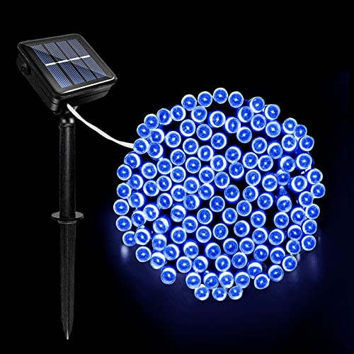 Acxilexy 12M Catena Luminosa Esterno Solare, 100LED Luci Solari Esterno, 8 Modalità, Impermeabili Filo di Rame Led Lucine, Luci Stringa Solari Decorative per Giardino, Natale, Balcone, Patio