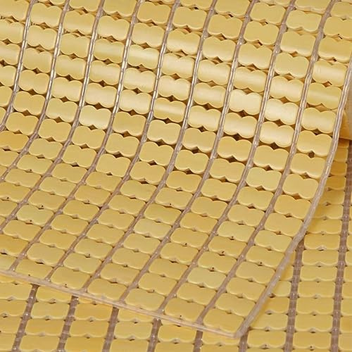 Bamboo Cool Seat Cushion Mat,Summer Cooling Sleeping Pad,Foldable Chair Cushions,Natural Refreshing Breathable Mattress for Car Seat,Sofa and Office Chairs,Bed,Customizable (45*45cm(1.5*1.5ft))
