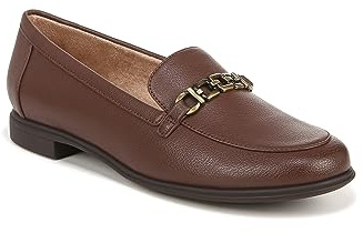 Naturalizer Soul Womens Lydia Chain-Link Ornament Loafer Coffee Bean Brown 9.5 M