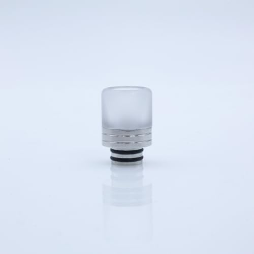 WratryParts 510 - Boquillas transparentes negras con punta antigoteo para tanque de 510 hilos Subohm RTA RDA (transparente)