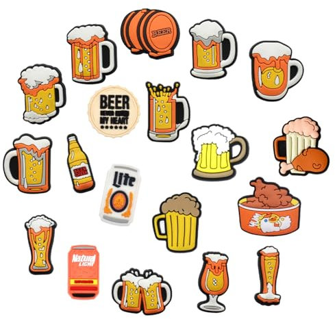 19 Stück Schuhanstecker Schuh Charms, PVC Shoe Charms, Schuh-Charm für Kinder, Schuh Anstecker, Abnehmbare Cartoon Schuh Anstecker, Schuh Pins für Jungen Mädchen Erwachsene Schuhe Clogs Armbänder