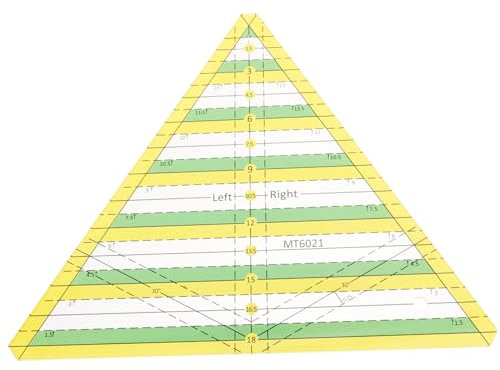 ULDIGI Nählineal Aus Acryl Quiltlineal Mit Markierungslinie Patchworklineal Für Nähen Muster Und Bastelarbeiten Langlebiges Quiltlineal Acryl-nählineal Für Professionelle Anwendung