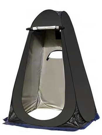 MRWIZMS Duschzelt, Toilettenzelt Camping Gute Privatsphäre und Großer Platz, UPF 50 + Wasserdicht, mit 1 Wechselbekleidung. Easy Folded Toilettenzelt