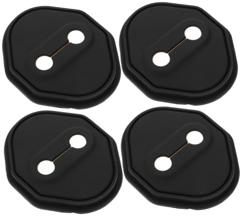 PENIKOKO 4pcs Car Door Lock Covers Rust Protectors for Smooth Sleek Design Car Accessories for Latch Protection and Enhanced Appearance