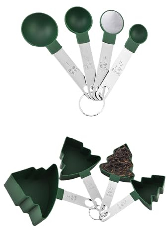 Hozaenwa Juego de Cucharas Medidoras | Cuchara Medidora Precisión para Ingredientes | Utensilios Cocina Medición Exacta para Repostería Bebidas Líquidos y Secos
