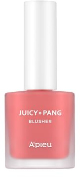 A'PIEU Juicy Pang Water Blush – Feuchtigkeitsspendendes Finish – Easy Mix Blush – Natürliches Aussehen – K-beauty (Grapefruit – PK04)