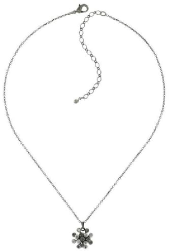 Konplott Kette Magic Fireball white/grey Classic Size (21mm) antique silver (MINI 16mm)
