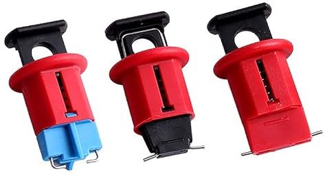 Leitungsschutzschalter, 3 Stück Miniatur-Leitungsschutzschalter, MCB-Lockouts, Sicherheitsvorrichtung, sperrt praktisch alle Miniatur-ISO/DIN-Leitungsschutzschalter universell