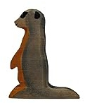 HolzWald - 5987 - Exotische Tiere, Erdmännchen, Holz, Handarbeit, 7cm x 6cm x 2cm
