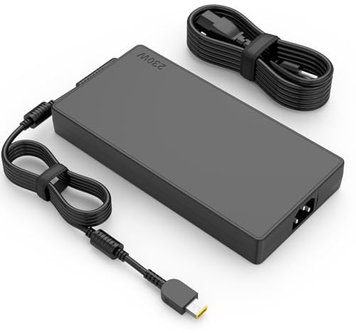 GKLSPL 230W Laptop Charger Compatible with Lenovo Legion 5 7 5P C7 S7 Y540 Y545 Y740 Y730 Y900 Y910 Y920 Y7000 Thinkpad P1 P73 P53 P72 P52 P71 P51 P70 Power Adapter