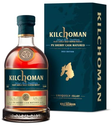 Kilchoman PX Sherry Cask Matured Islay Single Malt Scotch Whisky 2023 50% Vol. 0,7l in Geschenkbox