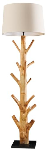 riess-ambiente.de Design Stehleuchte TREE NATURE 175cm natur Massivholz handmade
