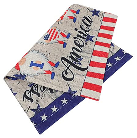 Toddmomy Drapeau Pour La Célébration Du Jour De Lindépendance Drapeau De Porche Décor De Jardin Décoration De Maison Festive
