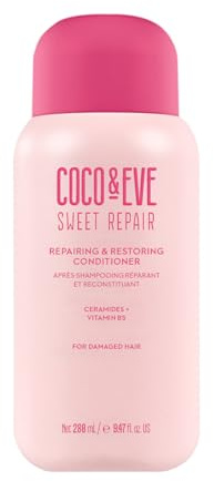 Coco & Eve Repairing & Restoring Conditioner – Repariert und befeuchtet trockenes, geschädigtes, coloriertes Haar. Gegen Bruch und Spliss, für starke Bindung und Struktur. Für alle Haartypen (280 ml)