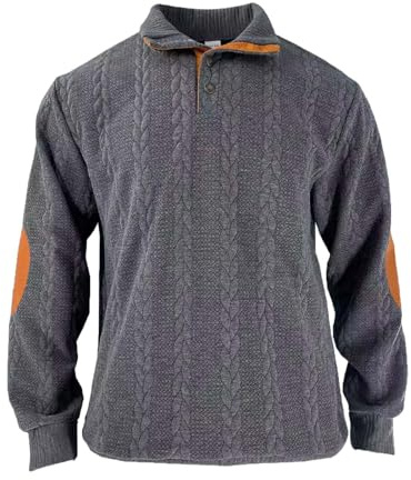 Polo básico de manga larga para hombre, de algodón, monocolor, camiseta de golf, jersey fino de lana, cuello de polo de punto, cuello de pico, jersey de invierno, jersey de lana de punto fino