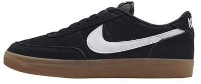 Nike Killshot 2 Sneaker för män, Svart vitt gummi med brunt, 44 EU