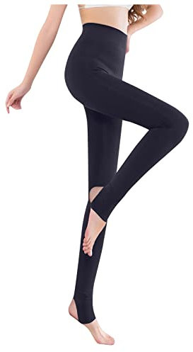 Strumpfhosen Ohne Fuß Damen Blickdichte Kompressionsstrumpfhose Damen Hohe Taille Abnehmen Winter Leggings Damen Gefüttert Moderne Classic Winterstrumpfhose Damen Gefüttert Stützstrumpfhose