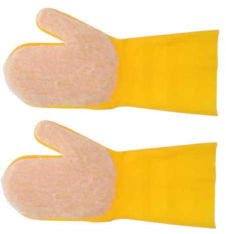 FUNOMOCYA 2 Pcs Large Pool Cleaning Dish Cleaning Mitts Insulated Spa for Cold Weather Household Pool Pond Car Wash