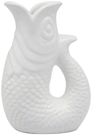 The Leonardo Collection Vase blanc en céramique ou verre pour une utilisation en cuisine | Beau pot à crème ou à lait pour les besoins quotidiens | Pichet à eau polyvalent pour la maison