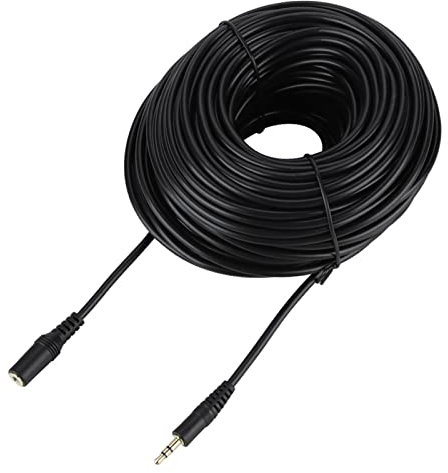 Audio Extension Cable, HiFi Sound Quality 3.5mm Male to Female Audio Auxiliary Stereo Extension Audio Cable, Universal Compatibility, Convenient for (10m / 32.8ft) (15m / 49.2ft) (20m) (25m / 82ft)