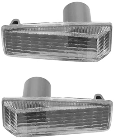 Rückspiegel-Lampe 1248202321 2028201521 für Benz W124 R129 W140 W202 W201 Seitenmarker, Schutzblech, Blinklicht (Grau)
