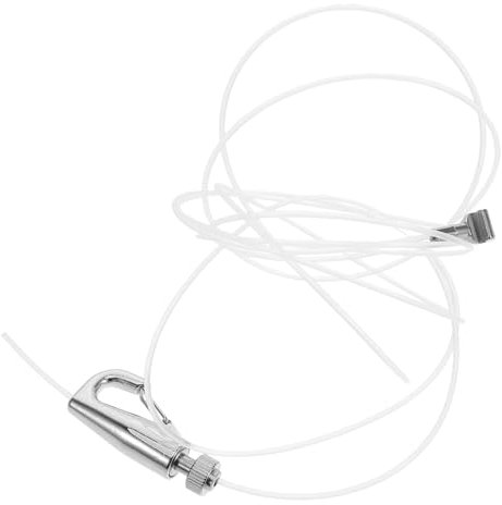 Holibanna Filo per Appendere Foto Corda Inossidabile per Stabile e Sicuro per Esposizioni Arte e Specchi