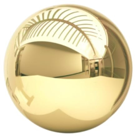 SZLIFE Sfera a Specchio Decorativa in Acciaio Inossidabile, Sfera in Metallo, Decorazione per Esterni, casa, 13.5 Cm